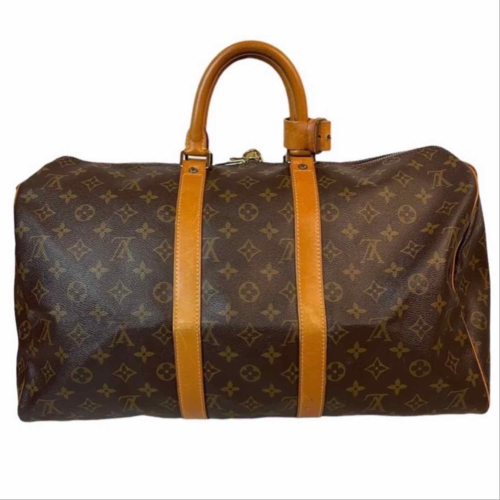 Louis Vuitton Brown Monogram Travel Bag - Picture 3 of 8